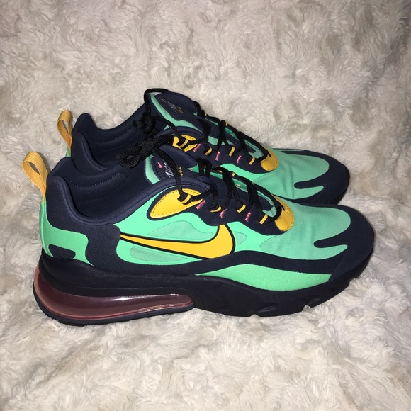 electro green air max 270 react